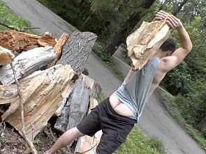 Outdoor Muscle Worship - Part1